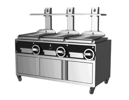 BBQ, Скара на дървени въглища, PARRILLA - ROASTER GP3GС