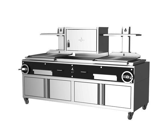 BBQ, Скара на дървени въглища и дърва, PARRILLA F, с горивна камера - ROASTER GPFB 26C BBQ, Скара на дървени въглища и дърва, PARRILLA F, с горивна камера - ROASTER GPFB 26C