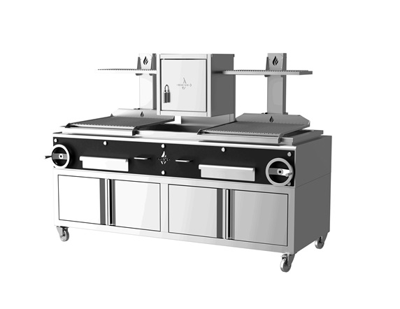 BBQ, Скара на дървени въглища и дърва, PARRILLA F, с горивна камера - ROASTER GPFS 26C BBQ, Скара на дървени въглища и дърва, PARRILLA F, с горивна камера - ROASTER GPFS 26C