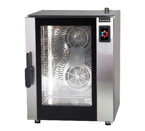 Конвектомат за тави 10GN 1/1, комби, директна пара, готварски, серия FLEXO, модел FX DT-110E Конвектомат за тави 10GN 1/1, комби, директна пара, готварски, серия FLEXO, модел FX DT-110E