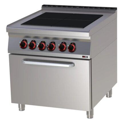 Печка електрическа с четири плочи и фурна GN 11 - RM GASTRO RED FOX SPLT 9080 11 E