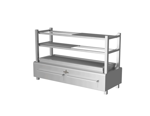 BBQ, Грил на дървени въглища ROBATA - ROASTER GR120 (1) BBQ, Грил на дървени въглища ROBATA - ROASTER GR120