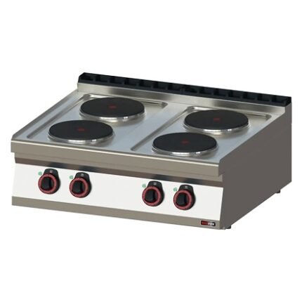 Електрически настолен котлон с 4 кръгли плочи - RM GASTRO REDFOX SP 70/08 E