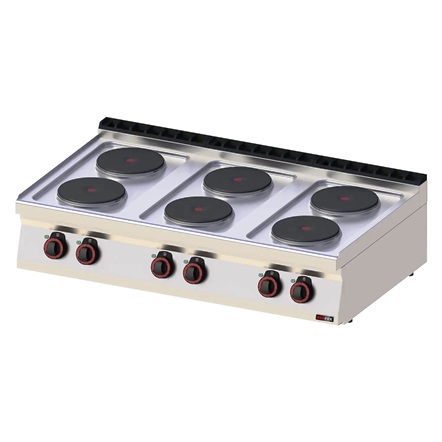 Електрически настолен котлон с 6 кръгли плочи - RM GASTRO REDFOX SP 70012 E Електрически настолен котлон с 6 кръгли плочи - RM GASTRO REDFOX SP 70012 E