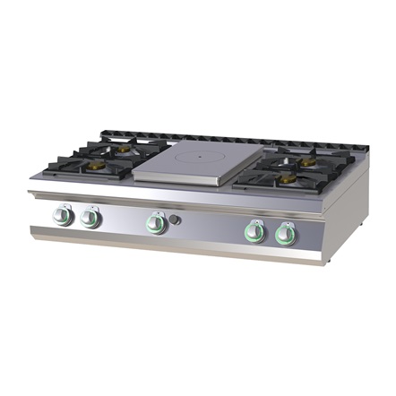Газов комбиниран котлон SOLID TOP и две горелки - RM GASTRO STPS 7012 G Газов комбиниран котлон SOLID TOP и две горелки - RM GASTRO STPS 7012 G
